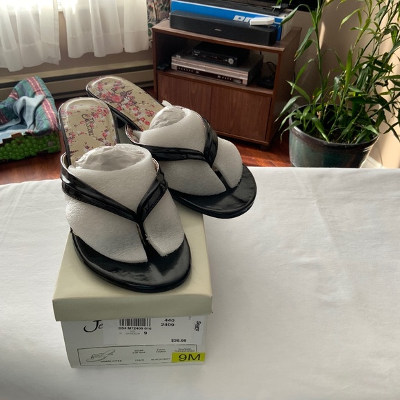 Jessica black sandals (new with tags) - Picture 1 of 5